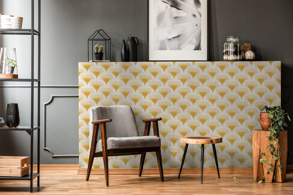 Mosaic Wallpaper - Yellow