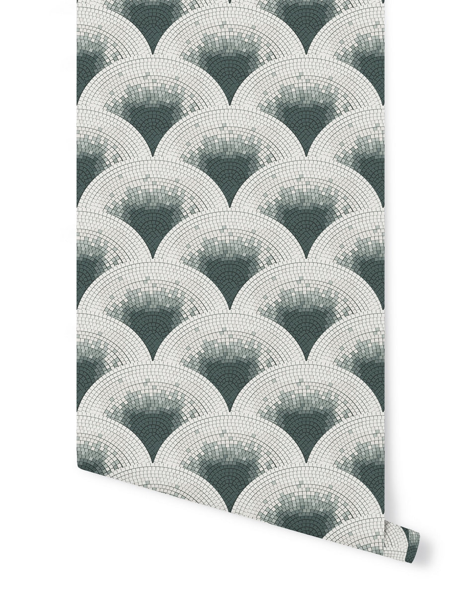 Mosaic Wallpaper - Grey