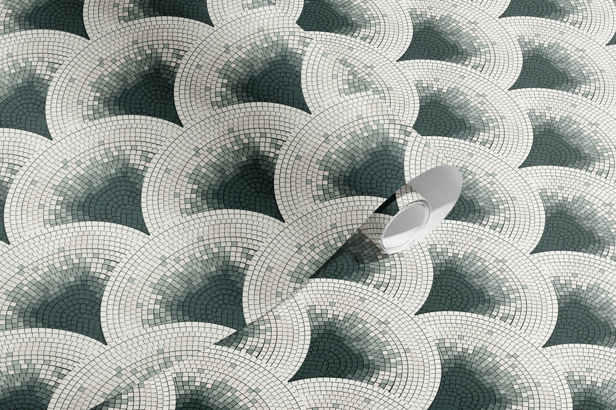 Mosaic Wallpaper - Grey