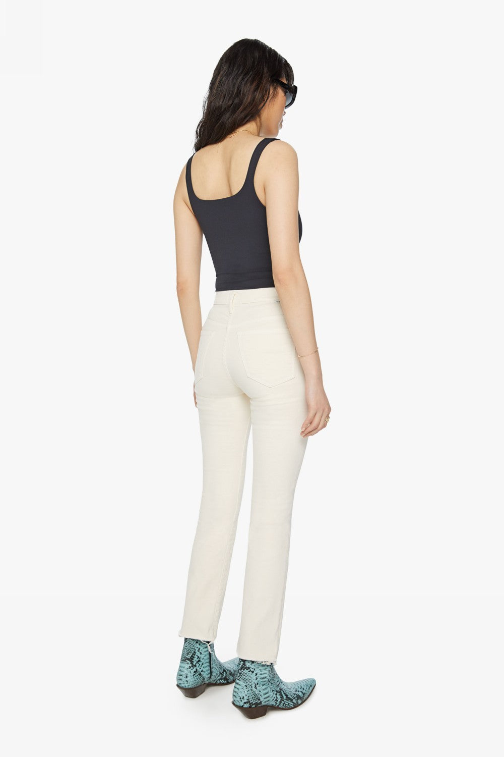 High Waisted Rascal Ankle Fray