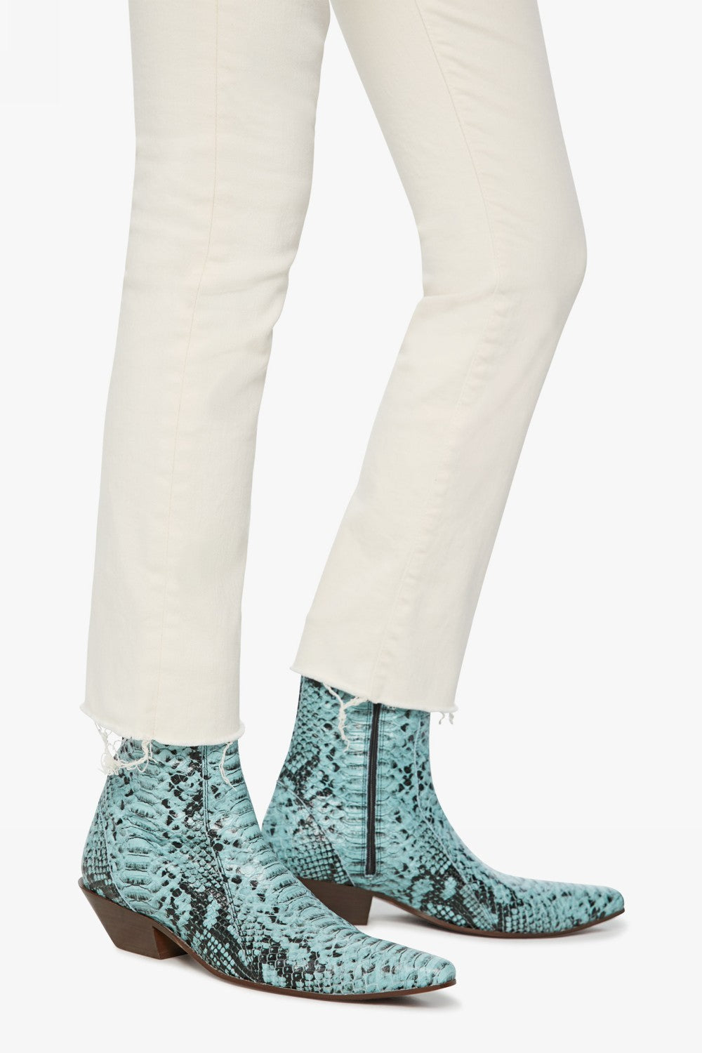 High Waisted Rascal Ankle Fray