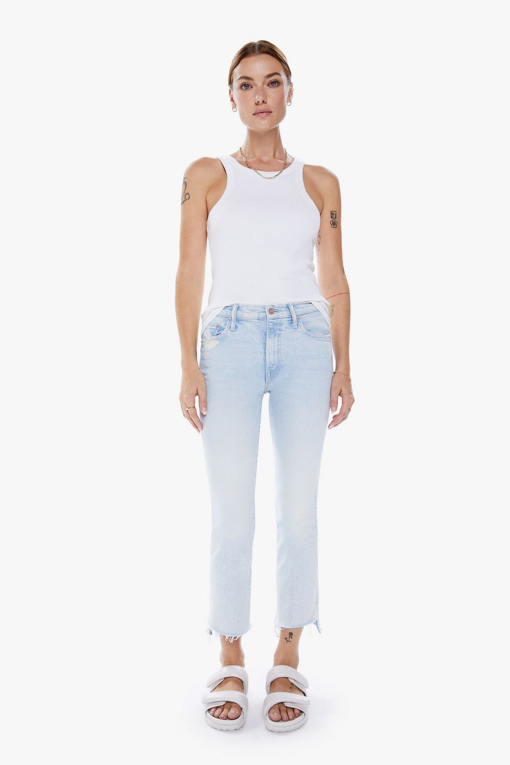 The Insider Crop Step Fray