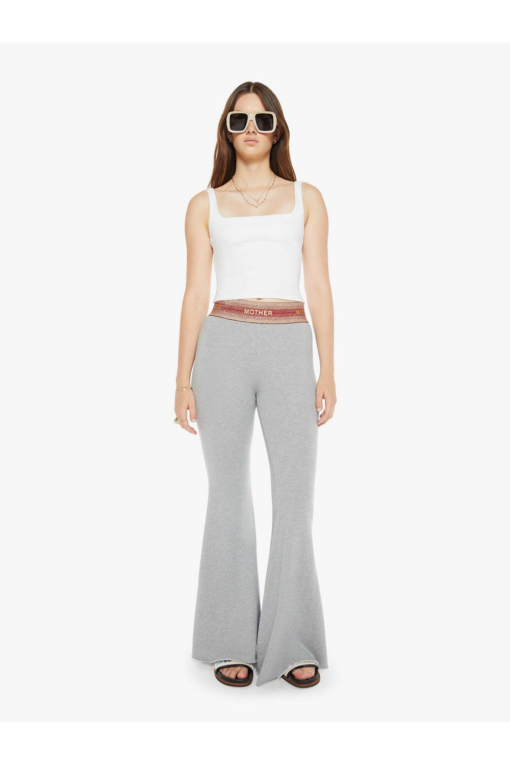 The Exposed Elastic Flare Pant
