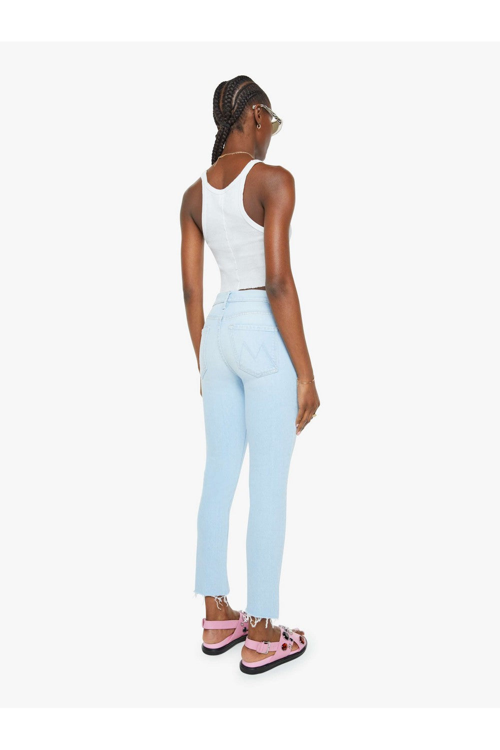 The Mid Rise Dazzler Crop Fray