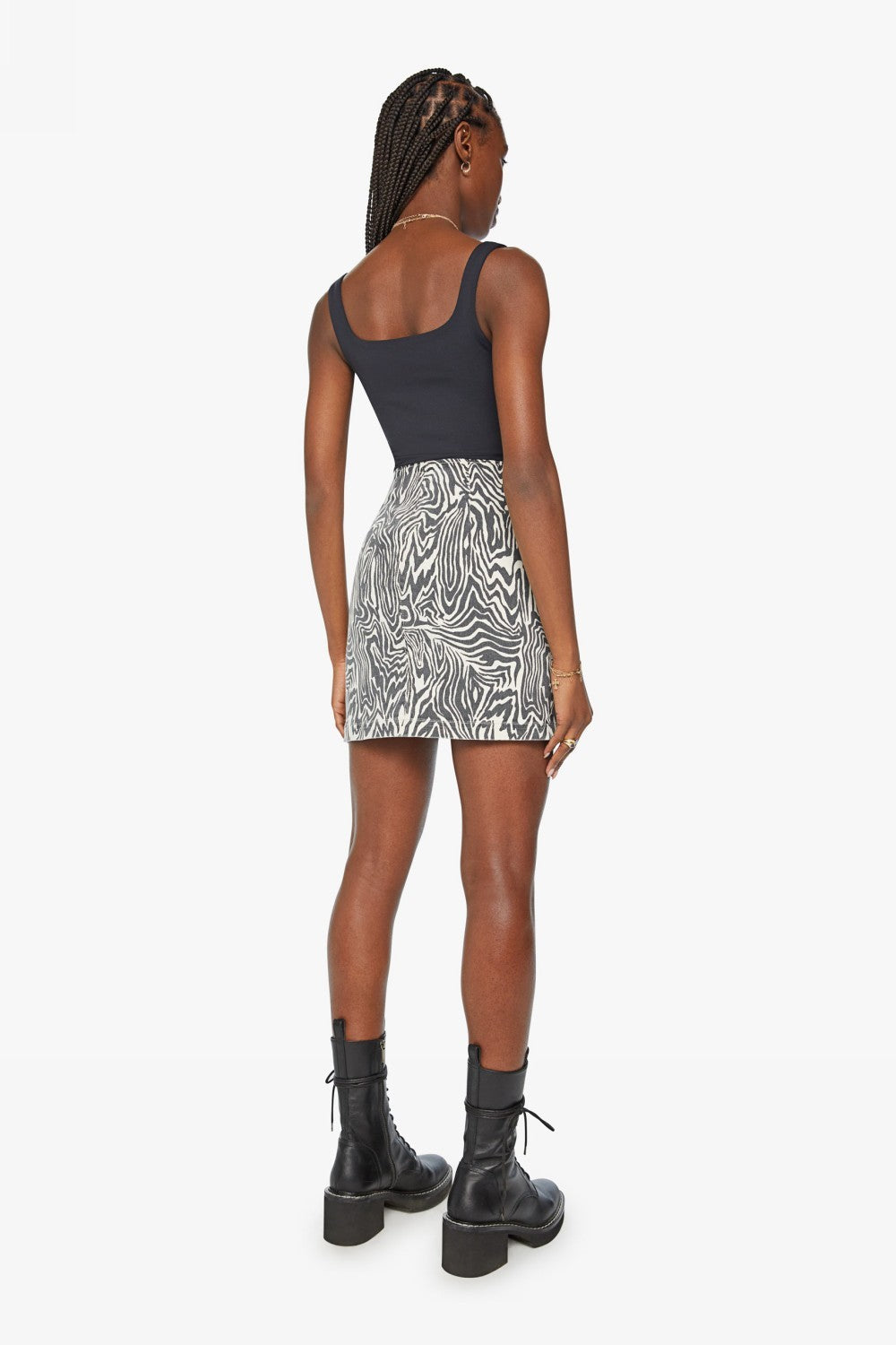 The Side Splitter Mini Skirt