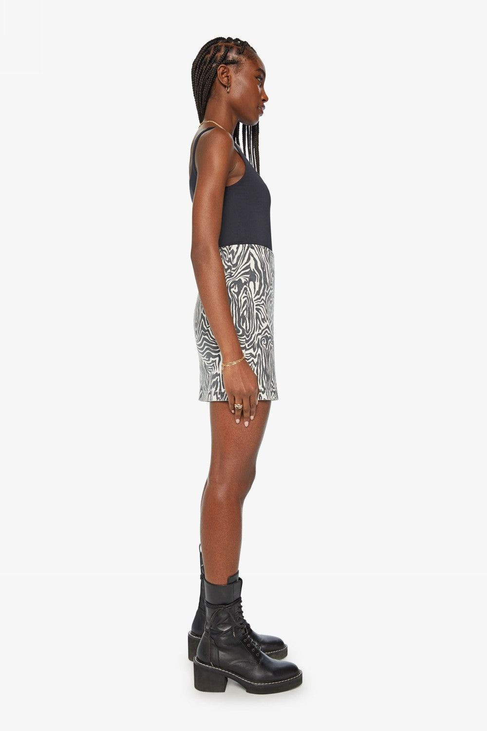 The Side Splitter Mini Skirt