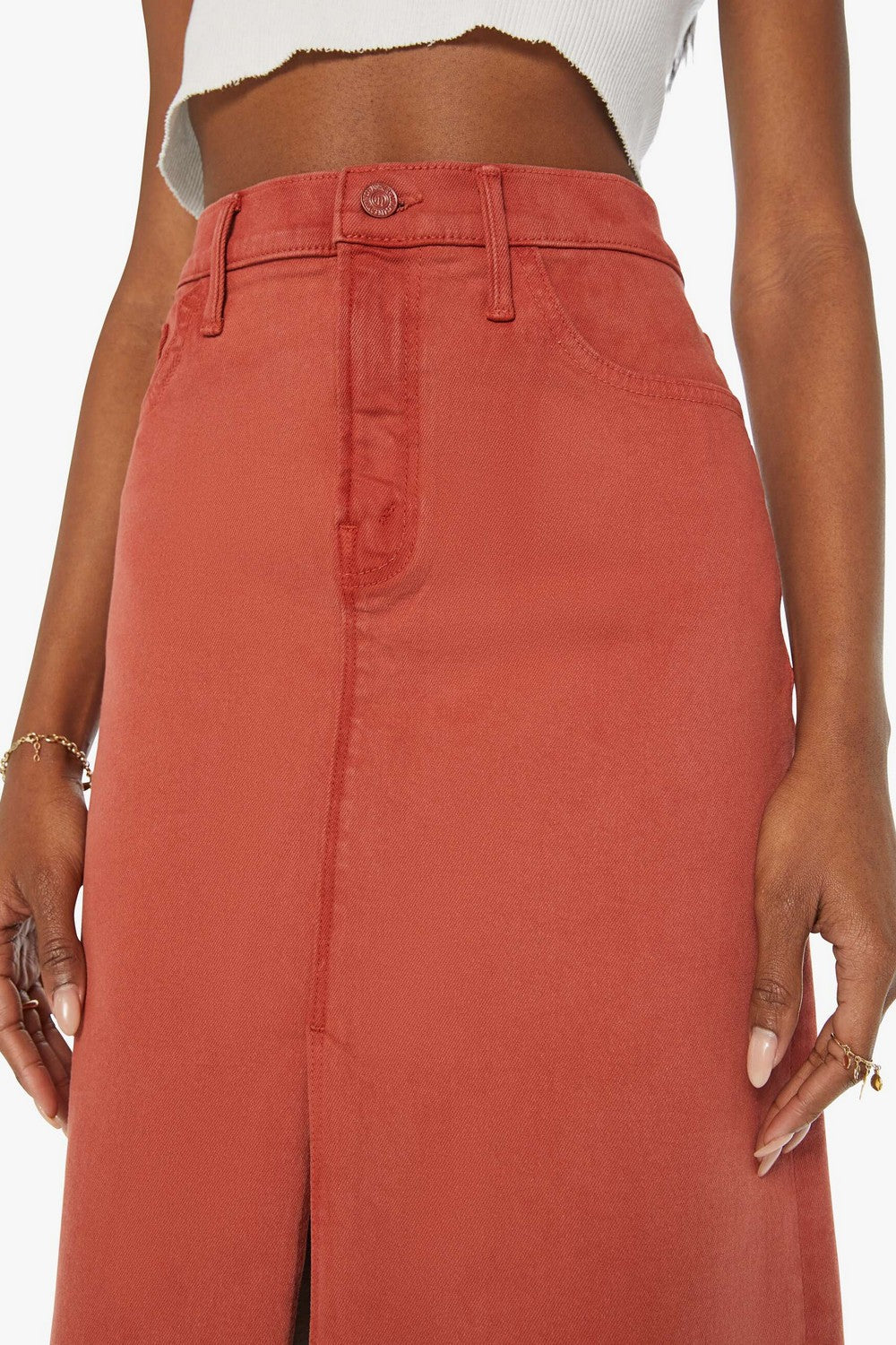 Sooner Straight A Midi Skirt