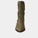 Mi-Bottes Ann Tuil Mouchoir - Velours Marron Clair