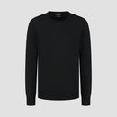 Pull Crew Neck 100% Merino - Basalt Black
