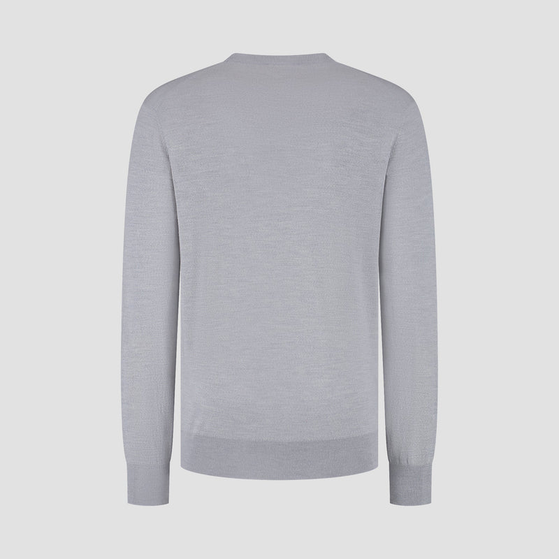 Pull Crew Neck 100% Merino - Moonstone Grey