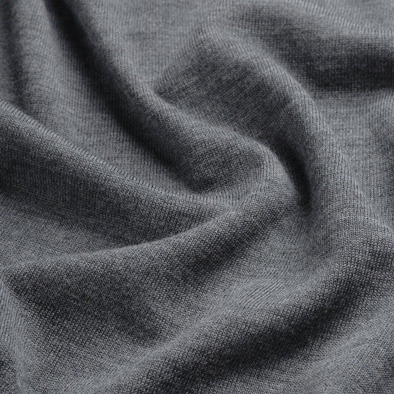 Pull Crew Neck 100% Merino - Storm Grey