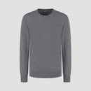 Pull Crew Neck 100% Merino - Storm Grey