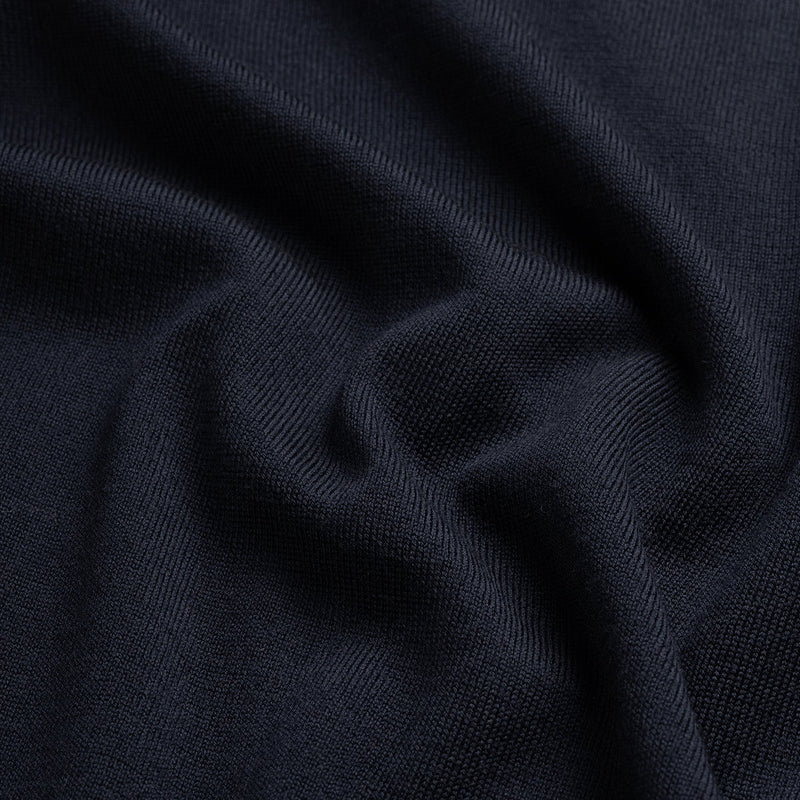 Pull Crew Neck 100% Merino - Navy Blue