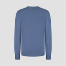 Pull Crew Neck 100% Merino - Pacific Blue