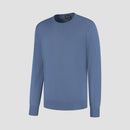 Pull Crew Neck 100% Merino - Pacific Blue