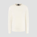 Pull Crew Neck 100% Merino - Seachell White