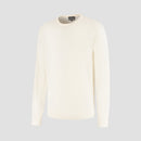Pull Crew Neck 100% Merino - Seachell White