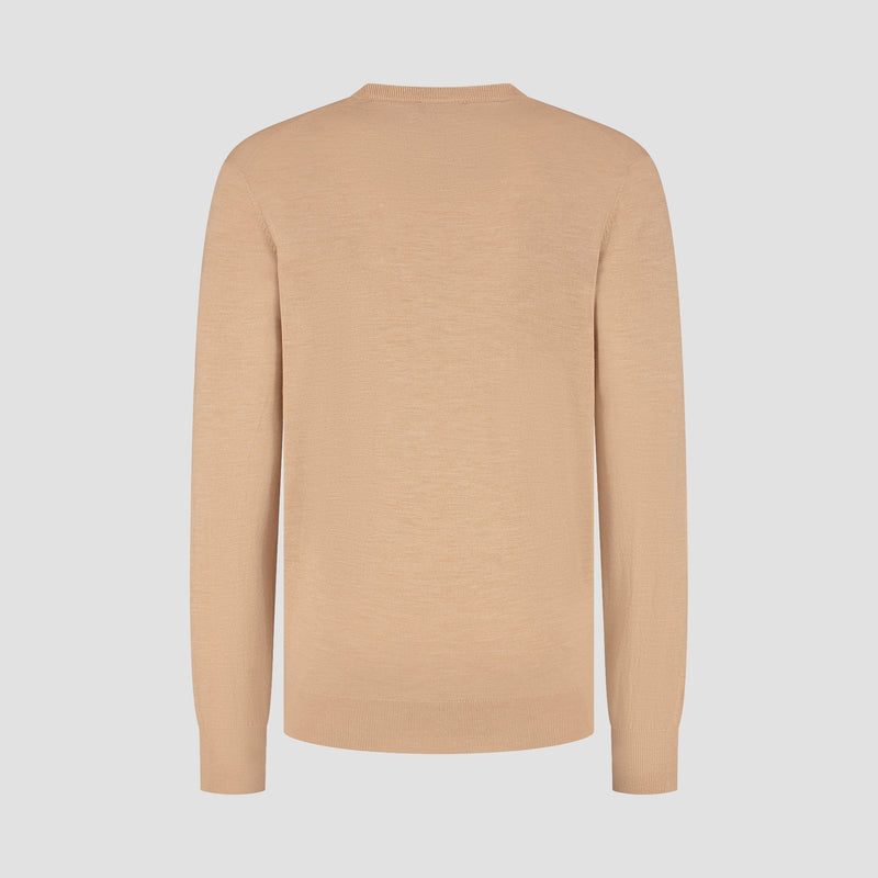 Pull Crew Neck 100% Merino - Sahara Sand