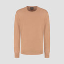 Pull Crew Neck 100% Merino - Tuscan Camel