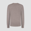 Pull Crew Neck 100% Merino - Oak Brown