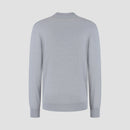 Polo Long Sleeve 100% Merino - Moonstone Grey
