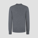 Polo Long Sleeve 100% Merino - Storm Grey