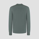 Polo Long Sleeve 100% Merino - Fernstone Green