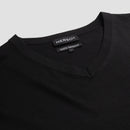 Pull V Neck 100% Merino - Basalt Black