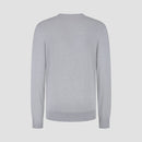 Pull V Neck 100% Merino - Moonstone Grey