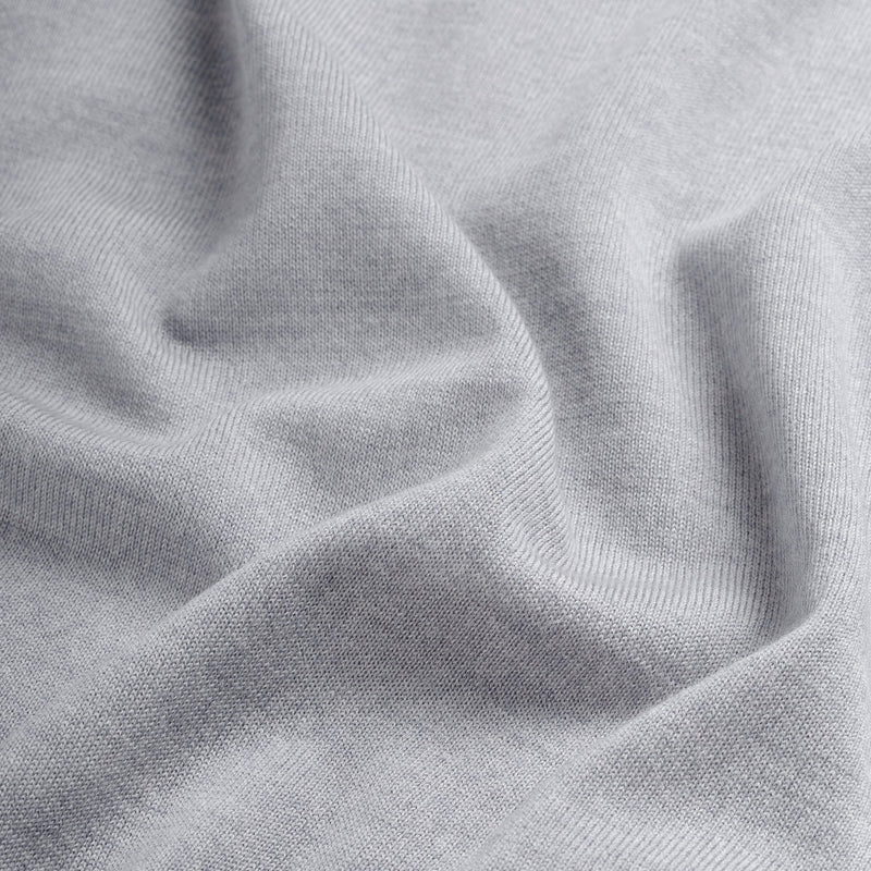 Pull Crew Neck 100% Merino - Moonstone Grey