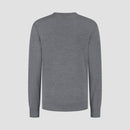 Pull V Neck 100% Merino - Storm Grey