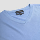 Pull V Neck 100% Merino - Amalfi Blue