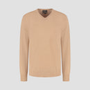 Pull V Neck 100% Merino - Sahara Sand