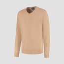 Pull V Neck 100% Merino - Sahara Sand
