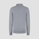 Pull Zip Up 100% Merino - Moonstone Grey