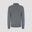 Pull Zip Up 100% Merino - Storm Grey