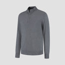 Pull Zip Up 100% Merino - Storm Grey