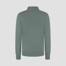 Pull Zip Up 100% Merino - Fernstone Green
