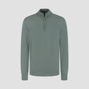 Pull Zip Up 100% Merino - Fernstone Green