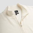 Pull Zip Up 100% Merino - Seachell White
