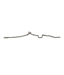 The Line - Sculpture Murale Métallique Xl Marseille Noir - Mixte