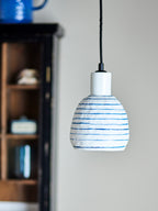Elga - Pendant Lamp - White - Stoneware