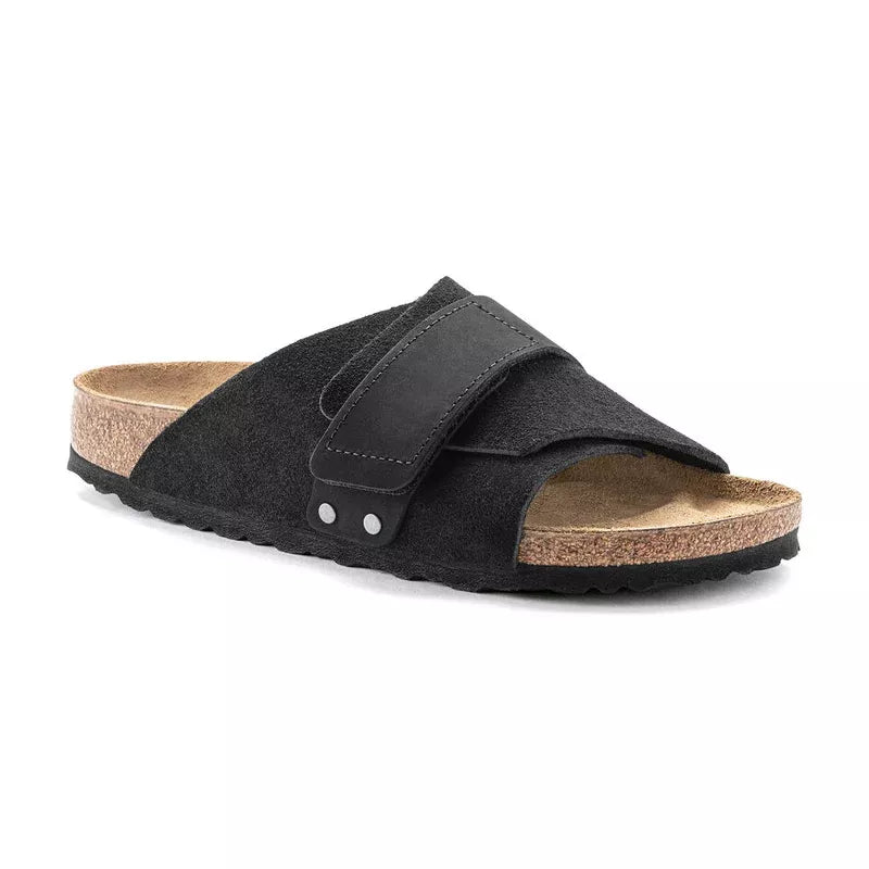 Kyoto Suede Mules - Black