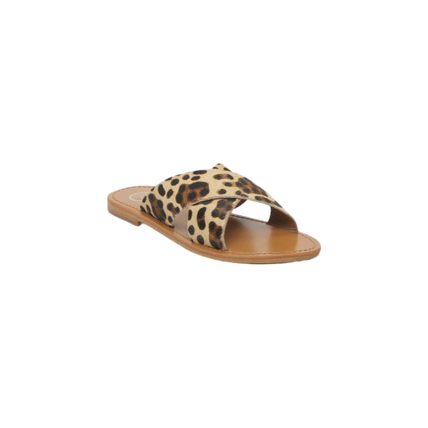 White Sun - Mules Lanruen - Leopard Pony Leather - Leopard