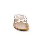 White Sun - Olearia Mules - Silver - Women