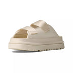 Goldenglow Slide Junior Mules - Beige/Ecru