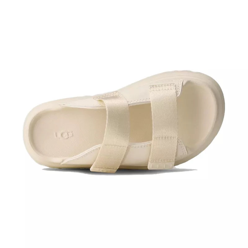 Goldenglow Slide Junior Mules - Beige/Ecru