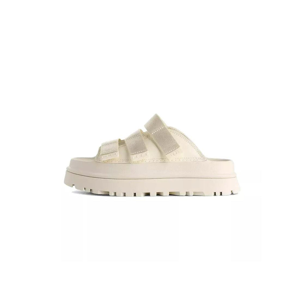 Goldenglow Slide Mules - Beige/Ecru