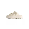 Goldenglow Slide Mules - Beige/Ecru