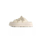 Goldenglow Slide Mules - Beige/Ecru